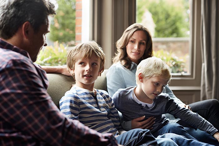 parents and two children