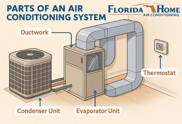 Exploring the Parts of Your Central A/C System